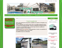 Tablet Screenshot of carport-pergola.com